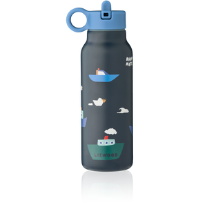 Bouteille d'eau Liewood "Falk 350 ml" | Sailing / Classic Navy