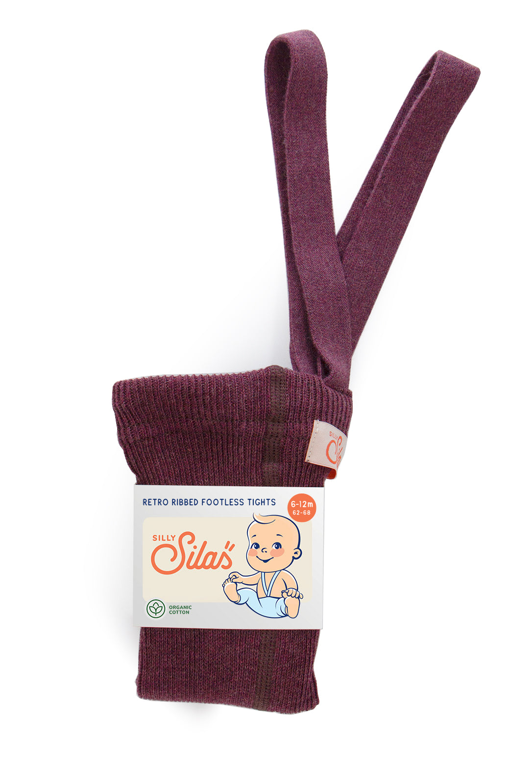 Silly Silas Fusslose Strumpfhose "Retro" mit Träger | Fig Blend