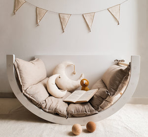 FitWood Kletterbogen LUOTO Weiss - Birke