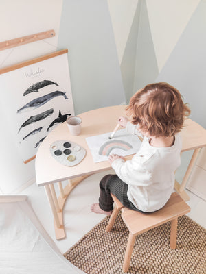 FitWood Kletterbogen LUOTO Weiss - Birke