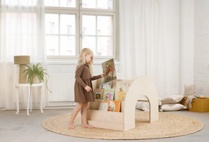 FitWood Bibliothèque KUMPU Montessori Blanc