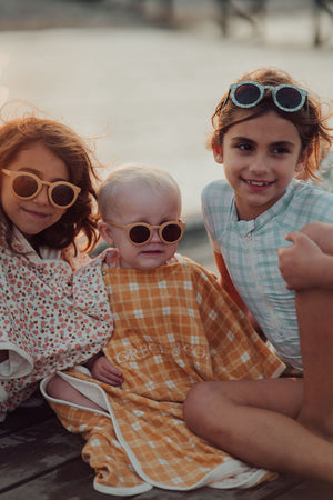 Grech & Co Lunettes de soleil bébé 0-2 ans "Classic Ivory Tortoise"