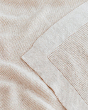 Hvid Babydecke "Gust" Cream