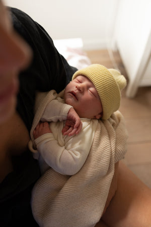 Hvid Babydecke "Gust" Cream