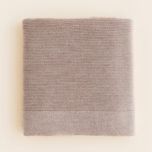 Hvid Babydecke Gust Sand aus Merinowolle