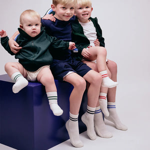 GoBabyGo Chaussettes de sport antidérapantes | Bleu marine