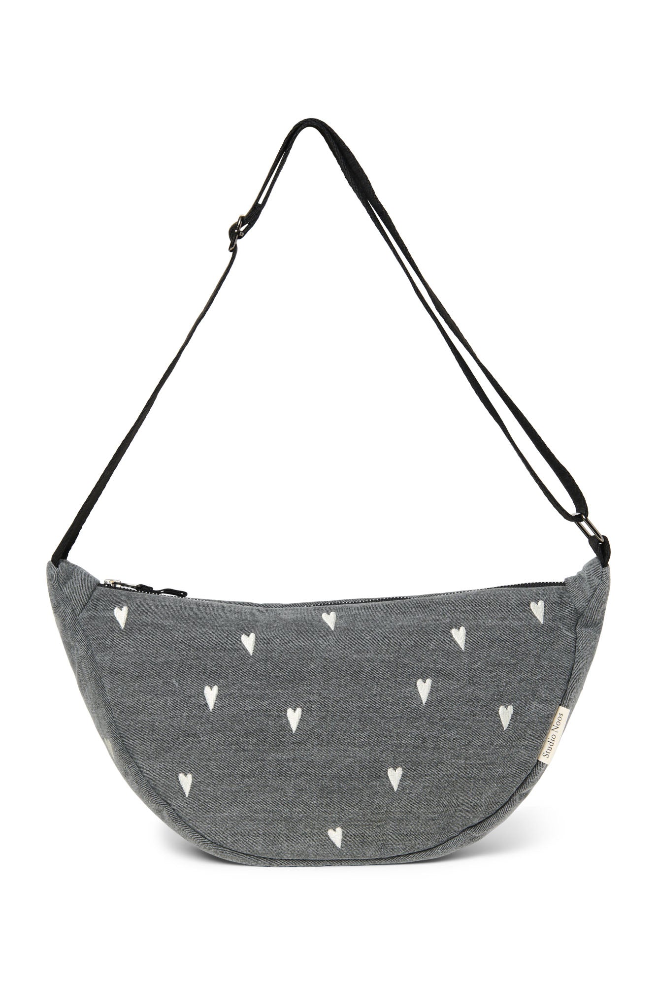 Studio Noos Gürteltasche für Erwachsene "Denim" Grey Hearts
