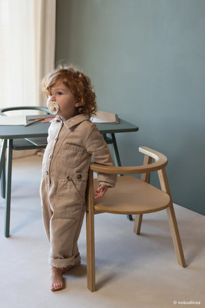 Chaise enfant Nobodinoz Growing Green - Chêne Naturel
