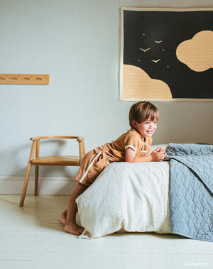 Chaise enfant Nobodinoz Growing Green - Chêne Naturel