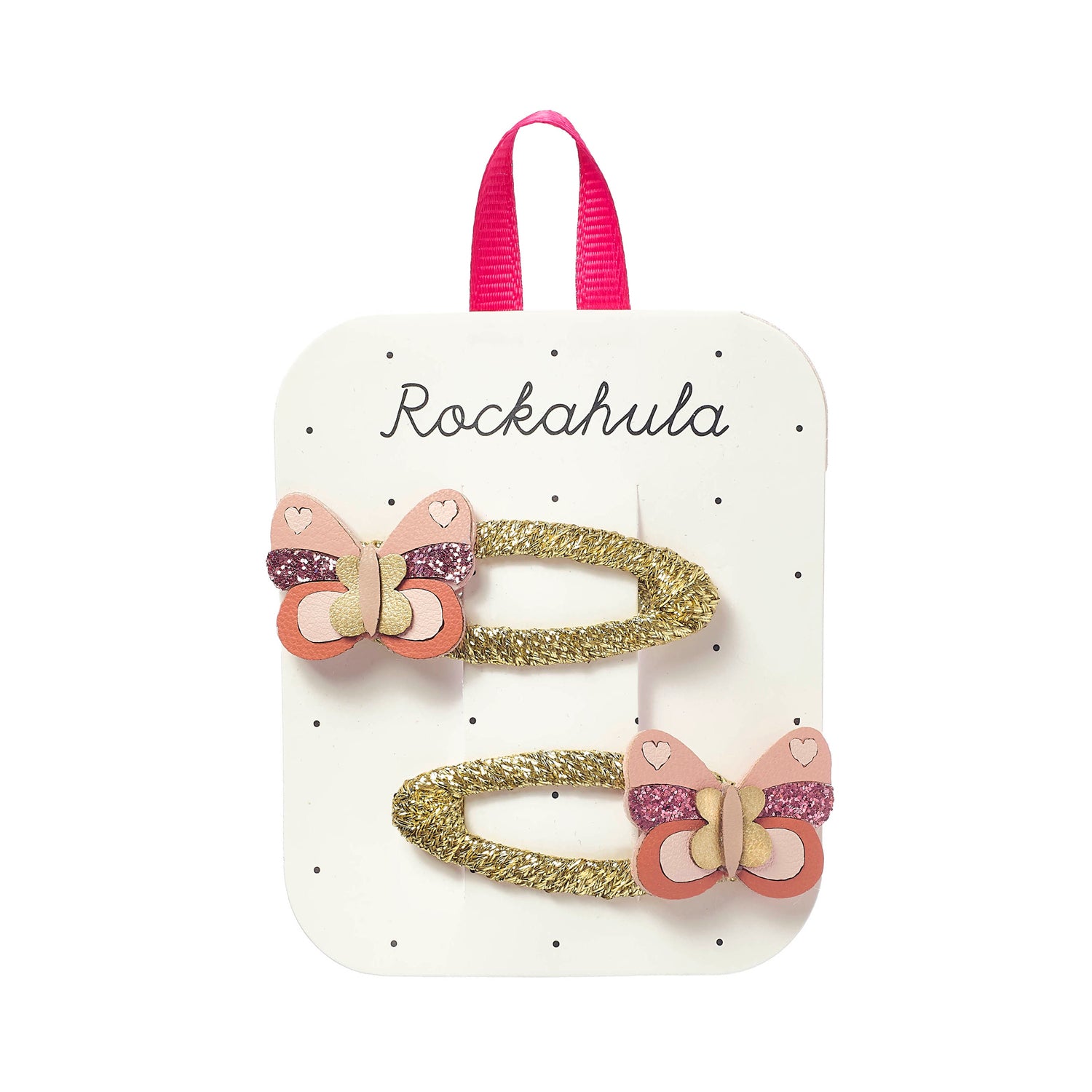 Rockahula Haarspangen – Butterfly Pink