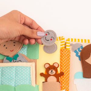 Jolly Designs Montessori Mini Quietbook | Home Sweet Home