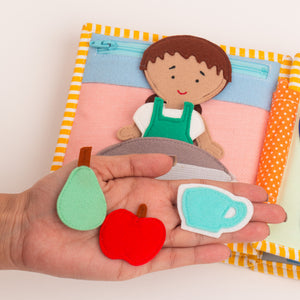 Jolly Designs Montessori Mini Quietbook | Home Sweet Home