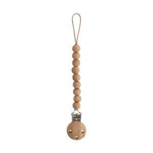 Attache-tétine Mushie | Hera Faux Bois