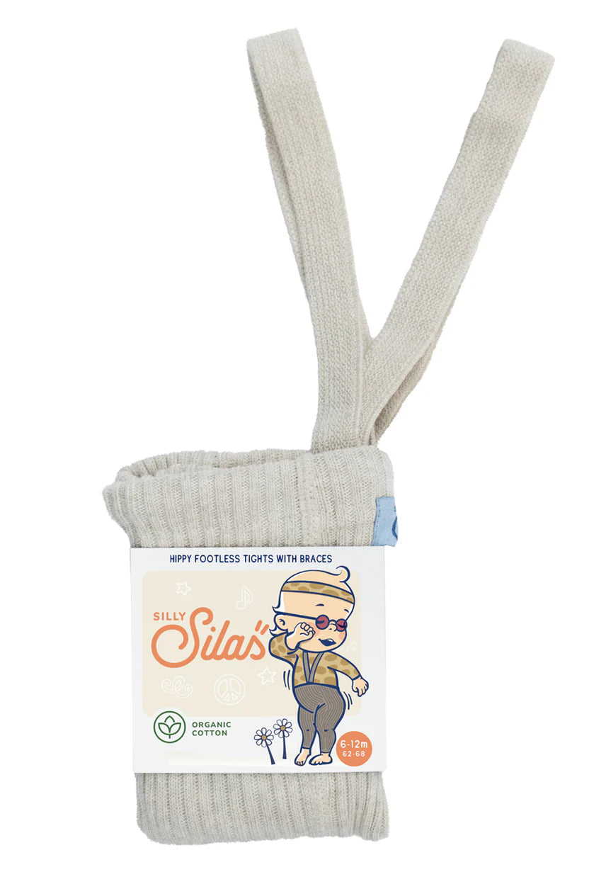 Silly Silas Fusslose Strumpfhose mit Träger | Hippy Cream Blend