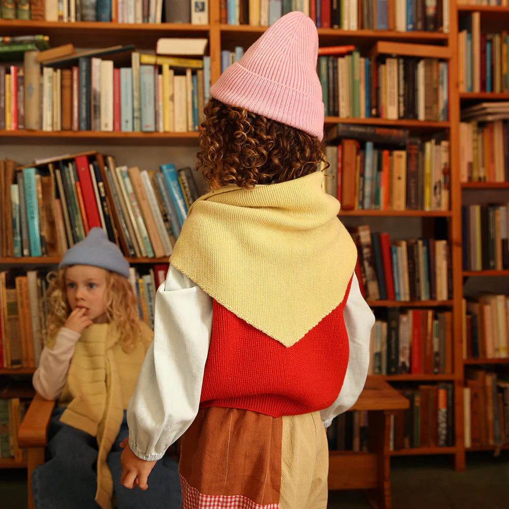 Hvid Dreieckstuch "Josephina" Light Yellow