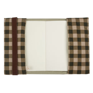 Matelas à langer Nobodinoz Hyde Park | Green Checks
