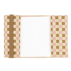 Nobodinoz Hyde Park Wickelunterlage | Yellow Pink Mosaic