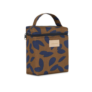 Nobodinoz Kühltasche Hyde Park Blue Leaves Kinder Lunch Tasche isoliert