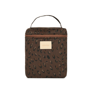 Nobodinoz Kühltasche „Hyde Park“ – Design Leonie Brown, kompakte Isoliertasche aus Bio-Baumwolle mit Reißverschluss & Tragegriff