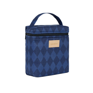 Nobodinoz Isolierte Flaschen- & Lunchtasche Hyde Park | Denim Blue Diamonds Ltd