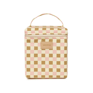 Sac isotherme Hyde Park Nobodinoz | Mosaïque jaune-rose
