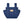 Nobodinoz Kinderwagen-Organizer Hyde Park | Denim Blue Diamonds