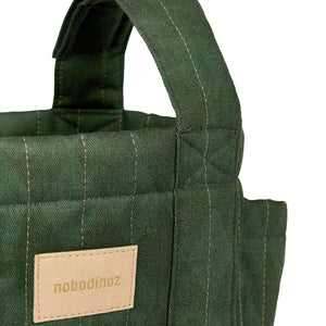 Nobodinoz Kinderwagen-Organizer Hyde Park | Forest Green Diamonds