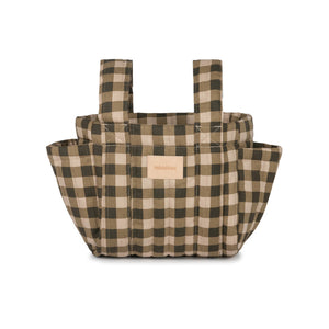 Nobodinoz Hyde Park Kinderwagen-Organizer | Green Checks