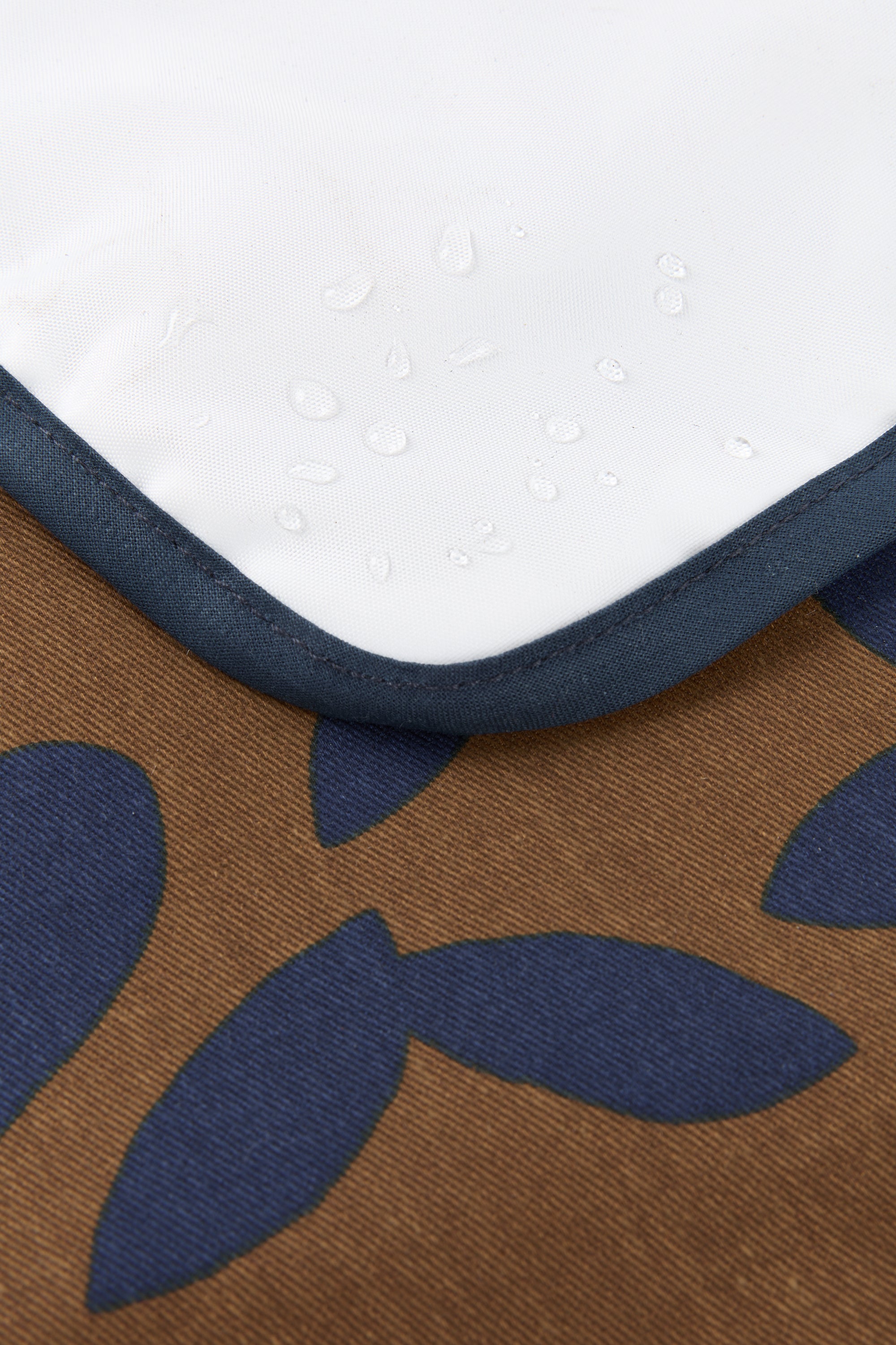 Nobodinoz Wickelunterlage "Hyde Park" Blue Leaves