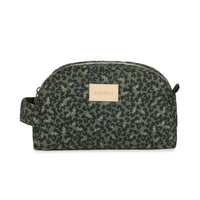 Nobodinoz Kosmetiktasche „Hyde Park“ – Design Forest Yumiko, kompakte Kosmetiktasche mit Reißverschluss aus Bio-Baumwolle und wasserabweisendem Innenfutter