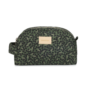 Nobodinoz Kosmetiktasche „Hyde Park“ – Design Forest Yumiko, kompakte Kosmetiktasche mit Reißverschluss aus Bio-Baumwolle und wasserabweisendem Innenfutter