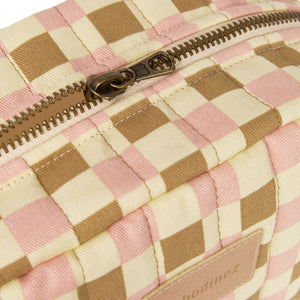 Nobodinoz Hyde Park Kulturtasche | Yellow Pink Mosaic