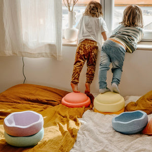 Stapelstein "Rainbow Pastel" 6er Set