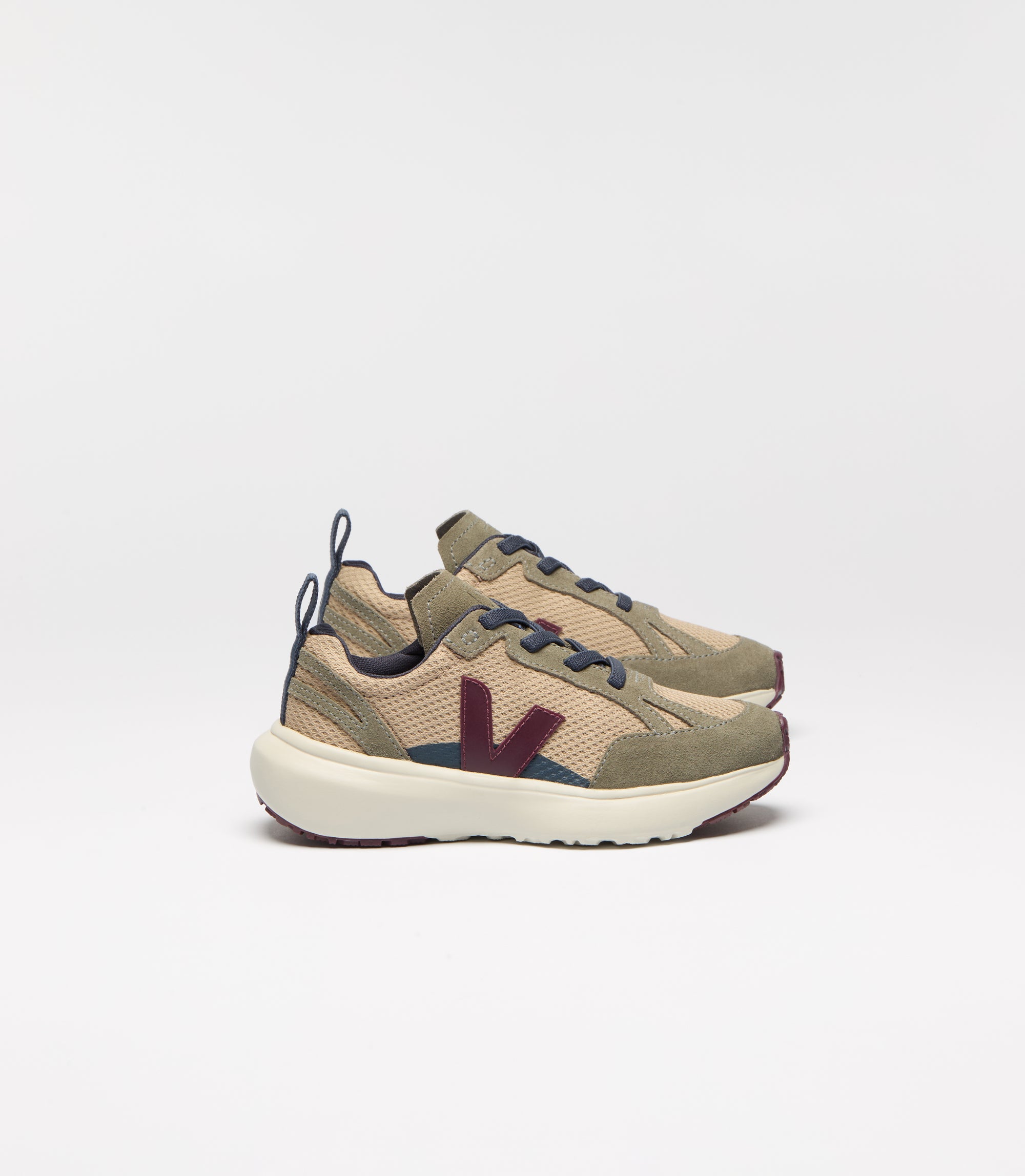 Veja Sneaker Small "Canary Sahara Amarante | Alveomesh