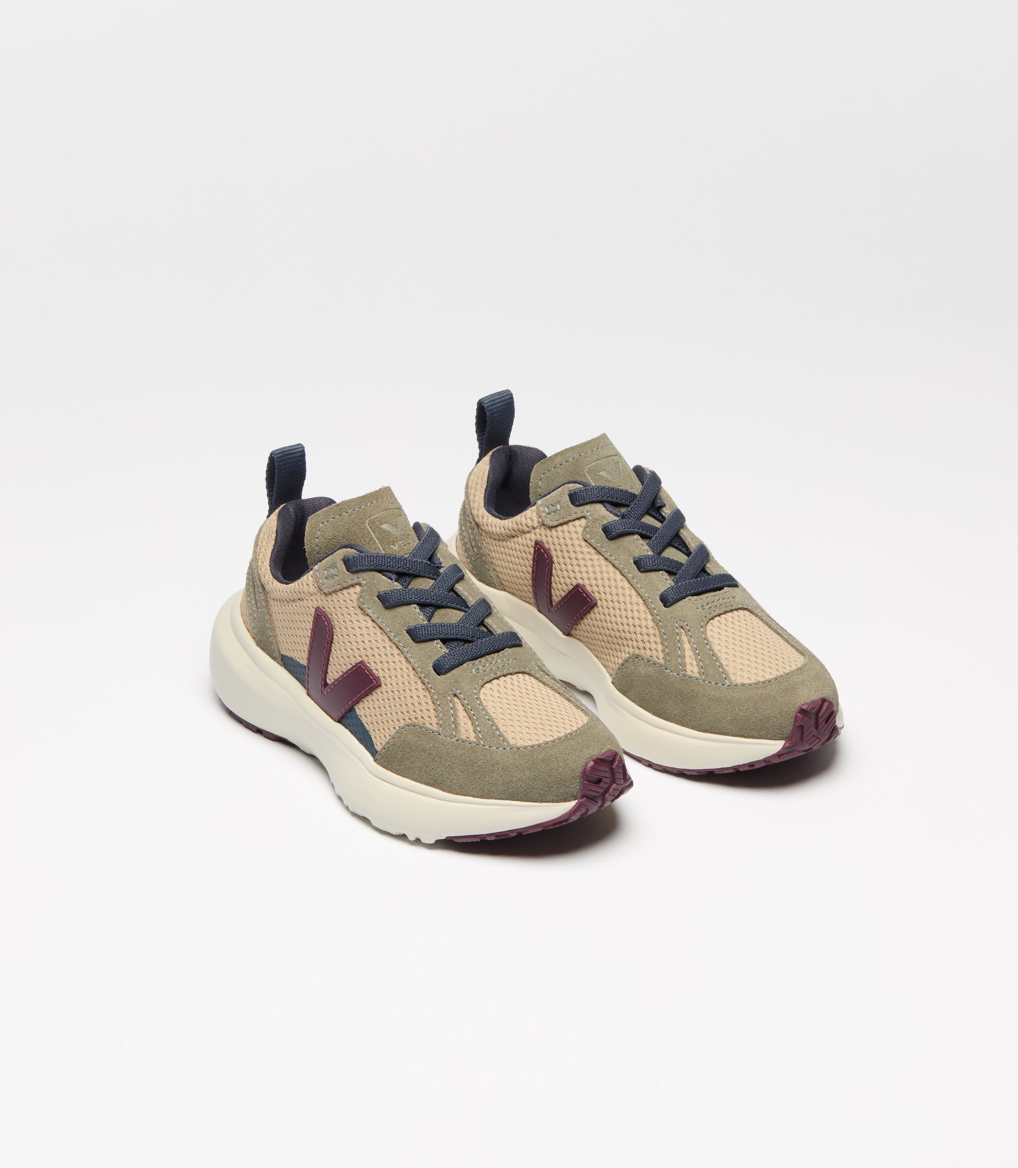 Veja Sneaker Small "Canary Sahara Amarante | Alveomesh