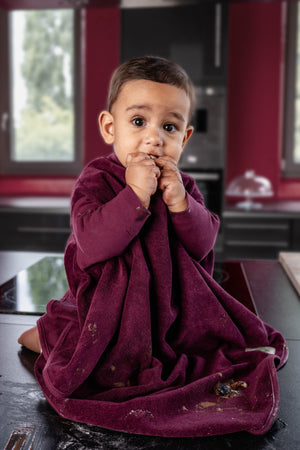 Little Casimir Lätzchen "Boo" Mulberry
