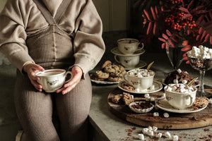 Collant sans pied à bretelles Silly Silas | Mélange cacao
