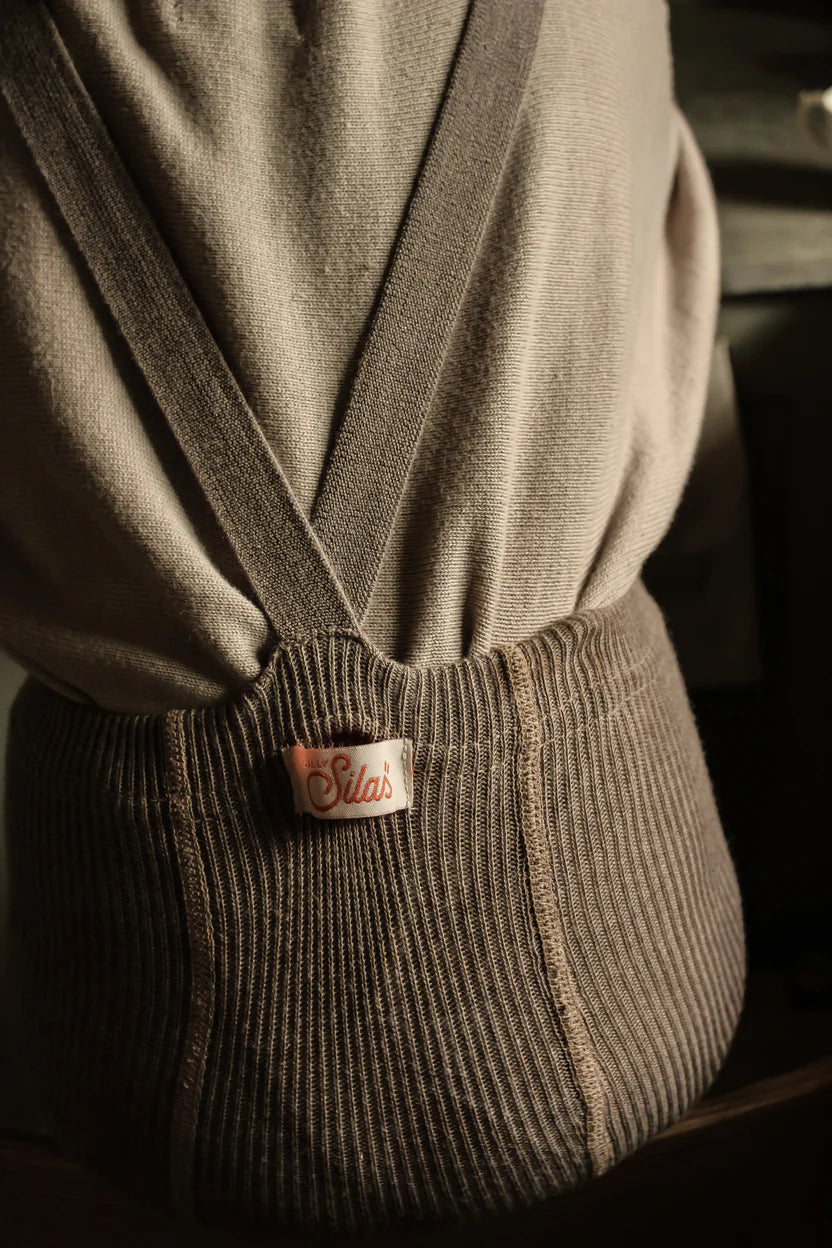 Silly Silas Fusslose Strumpfhose mit Träger | Cocoa Blend