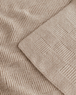 Hvid Babydecke "Ivy" Sand