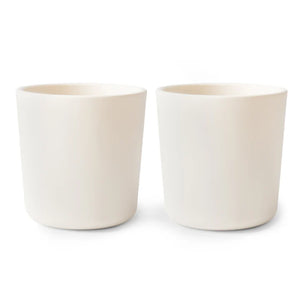 Mushie Tumbler Set of 2 Ivory