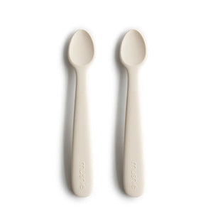 Mushie Silikonlöffel (2er-Set) | Ivory