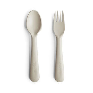 Mushie Children's Cutlery | Ivory
