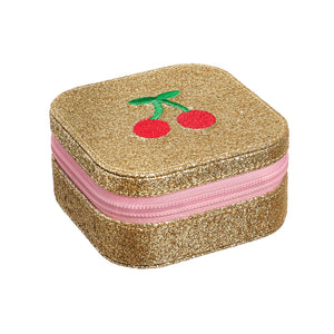 Rockahula Schmuckbox (eckig) | Cherry Dreams Glitter