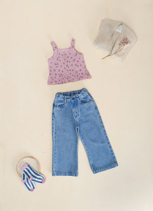 Play Up Hose Denim Wide