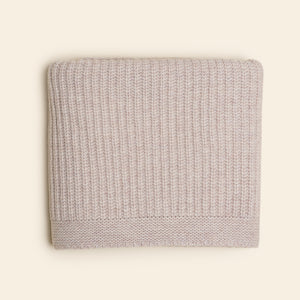 Hvid Babydecke "Kiki" Soft Beige