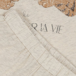 Konges Sløjd GOTS Shirt & Shorts Set "Famo Tiger Off White Melange"