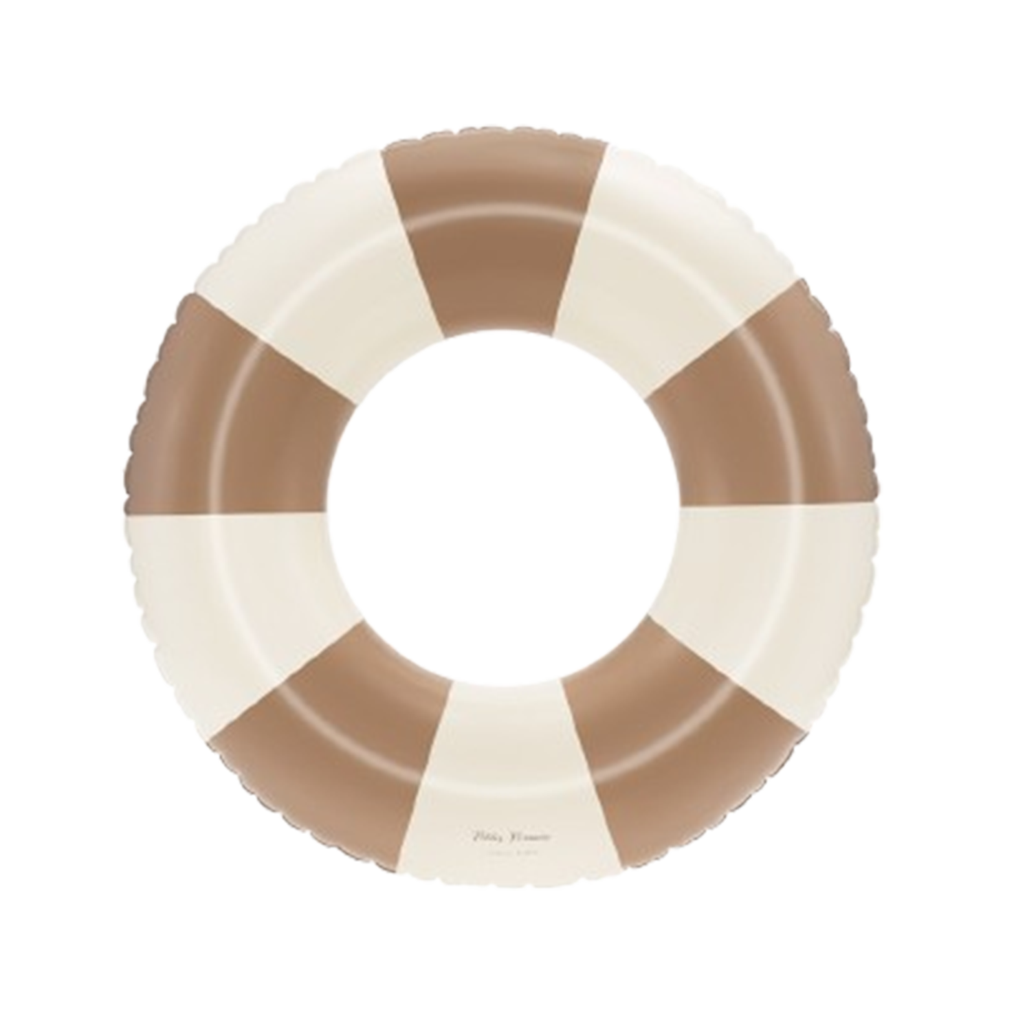 Schwimmring gestreift weiss braun