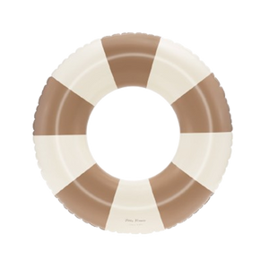 Schwimmring gestreift weiss braun