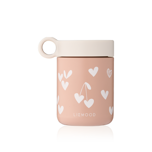 Liewood Food Jar "Kiani Printed Food Jar" | Sweethearts / Pale Tuscany