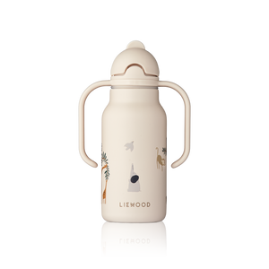 Liewood Thermo Trinkflasche mit Griff "Kimmie" All Together Sandy 250ml
